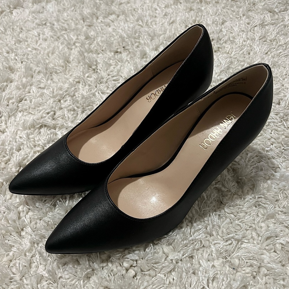 Size 7.5 Black Heels 4 inches